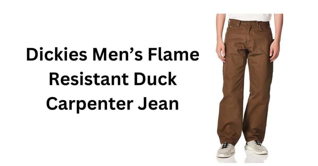 Dickies Men’s Flame-Resistant Duck Carpenter Jean